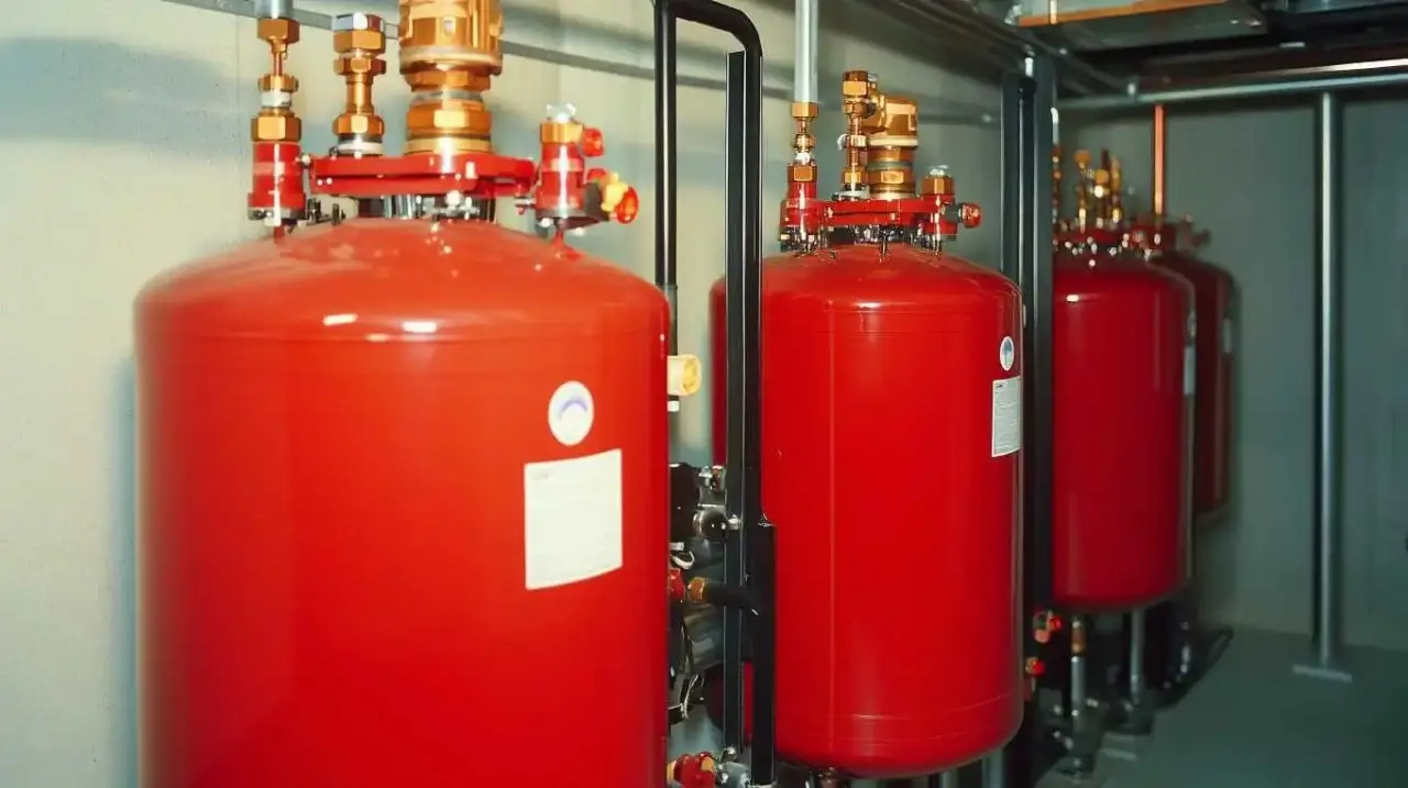 Dry chemical fire suppression systems